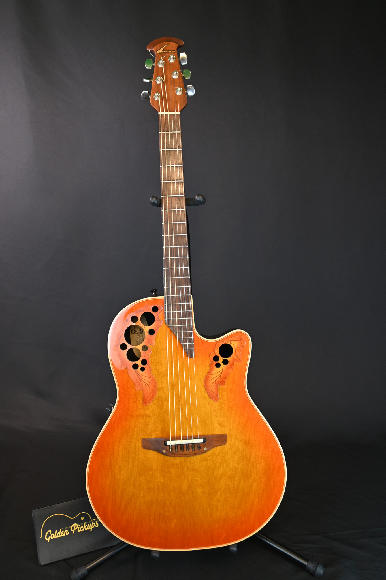 Ovation Elite Standard 6768 Orange Burst Acoustic-Electric Guitar