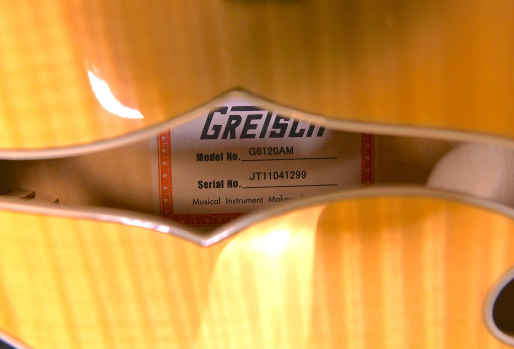 Gretsch serial number example