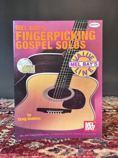 NEW: Fingerpicking Gospel Solos Book by Craig Dobbins (2000, CD and Book)