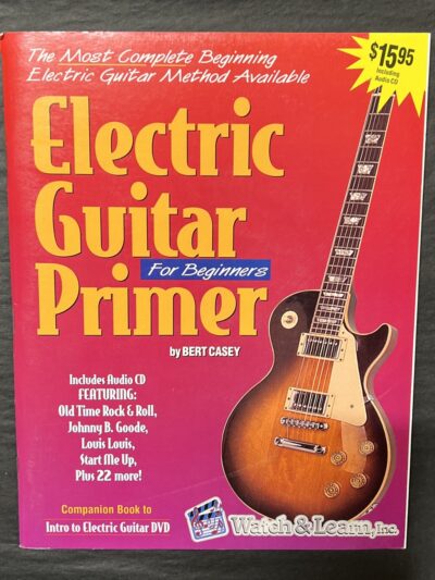 WATCH AND LEARN Electric Guitar Primer for Beginners, Complete Method with CD