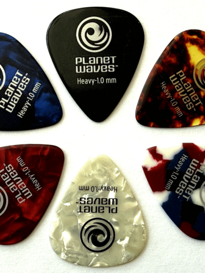 6-Pack Planet Waves Guitar Assorted Picks 1.0mm Heavy (6 PACK MIX) NEW Celluloid