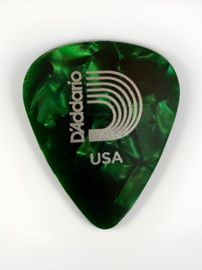 5-Pack D'Addario Classic Green .70mm Celluloid Guitar Picks