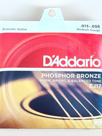 D'Addario EJ17 Phosphor Bronze Acoustic Strings Medium .013-.056 6-String
