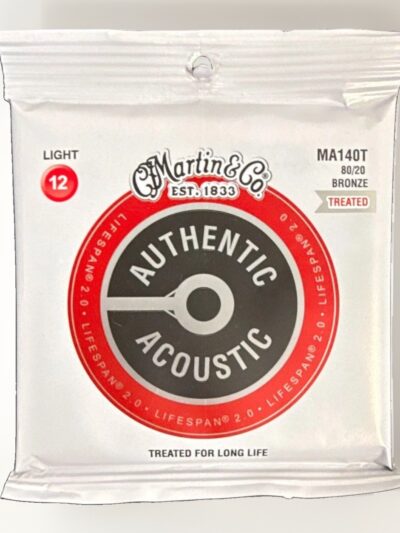 Martin & Co. MA140T Lifespan Coated Acoustic Strings 80/20 Bronze .012 6-String