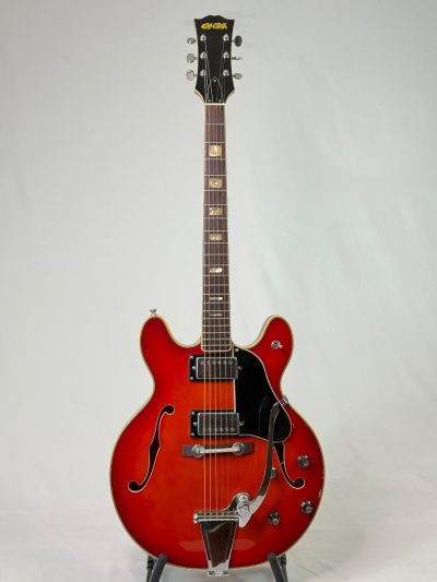 Vintage 1973 Electra Model 2221 Slim Hollow Body Electric Guitar - Japan MIJ
